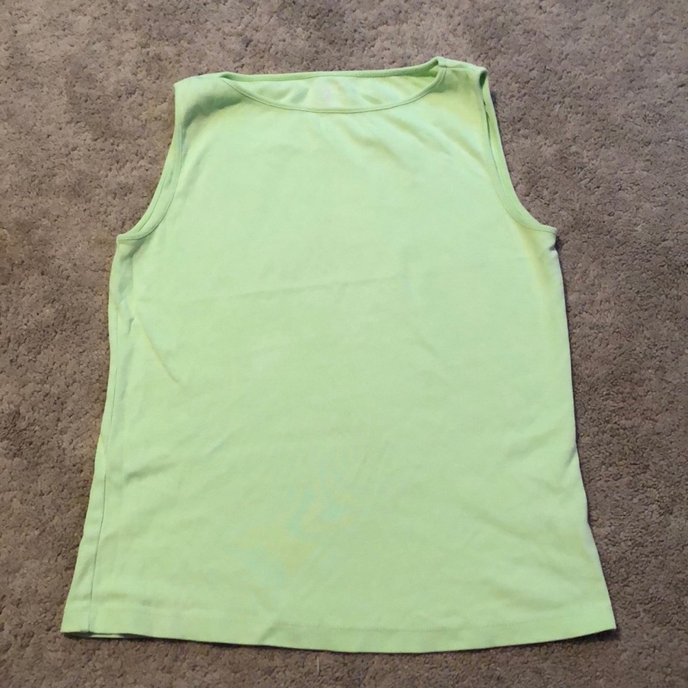 Mint green tank top